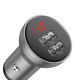АЗП Baseus Digital Display 4.8A 24W 2USB-A silver PLS-00-00052181