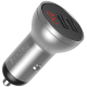 АЗП Baseus Digital Display 4.8A 24W 2USB-A silver PLS-00-00052181