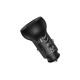 Автомобільний зарядний пристрій BOROFONE BZ9A Wise route dual port digital display car charger Black