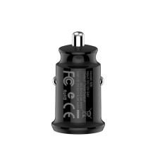 Автомобільний зарядний пристрій BOROFONE BZ8 MaxRide Dual Port Car Charger Black