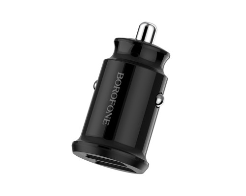 Автомобільний зарядний пристрій BOROFONE BZ8 MaxRide Dual Port Car Charger Black