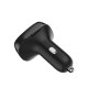 АЗП з FM-модулятором BOROFONE BC16 MiniRock In-car Wireless FM Transmitter Black