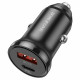 Автомобільний зарядний пристрій BOROFONE BZ18A PD20W+QC3.0 car charger 18W Black