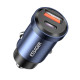 Автомобільний зарядний пристрій Essager Gyroscope Mini 45W Car Charger USB-A + Type-C blue (ECCAC45-TL03-Z)