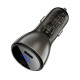 Автомобільний зарядний пристрій ACEFAST B10 metal car charger 60W (USB-C + USB-C) with digital display Black