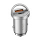 Автомобільний зарядний пристрій HOCO NZ10 Handy PD45W+QC3.0 car charger Silver