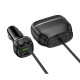 Автомобільний зарядний пристрій HOCO Z59 Rank 48W dual port PD30W+QC3.0 dual cigarette lighter slot car charger Black (6942007641500)