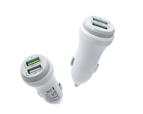 АЗП іЗі MC-14 30W 3A 2USB-A white (тех пак) PLS-00-00102544