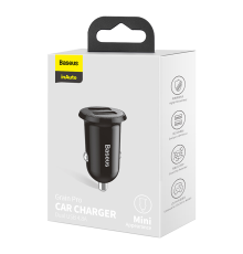 АЗП Baseus Grain Pro 24W 4.8A 2USB-A black PLS-00-00066519