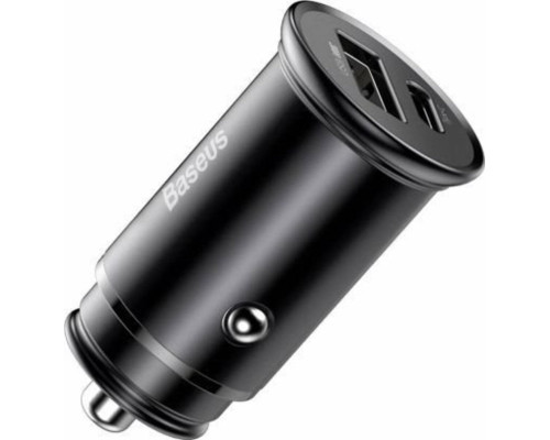 Автомобільний зарядний пристрій Baseus Circular Metal PPS Quick Charger Car Charger 30W(VOOC)