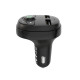 АЗП з FM-модулятором BOROFONE BC26 Music joy Car wireless FM transmitter Black