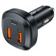 Автомобільний зарядний пристрій ACEFAST B9 66W(2USB-A+USB-C) three port metal car charger (6974316281726)