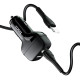 Автомобільний зарядний пристрій HOCO Z36 Leader dual port car charger set(iP) Black