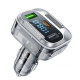 АЗП з FM-модулятором HOCO E75 Bravery PD30W+QC3.0 car BT FM transmitter Jazz Black