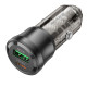 Автомобільний зарядний пристрій BOROFONE BZ25 Journey PD38W(1C1A) car charger Transparent Black