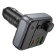 АЗП з FM-модулятором BOROFONE BC50 Ascenso PD20W+QC3.0 car BT FM transmitter Black (6941991115257)