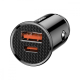 АЗП Baseus Circular Plastic 30W 3A 1USB-A+1USB-C black PLS-00-00042069