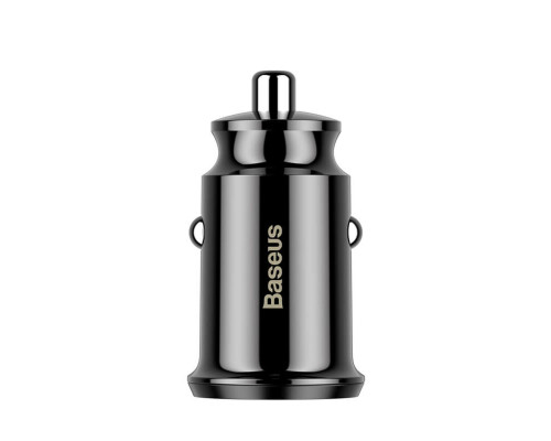 Автомобільний зарядний пристрій Baseus Grain Car Charger 3.1A Black