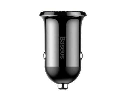 Автомобільний зарядний пристрій Baseus Grain Pro Car Charger (Dual USB 4.8A ) Black