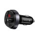 АЗП з FM-модулятором Usams US-CC062 C11 Wireless Car FM Transmitter Black