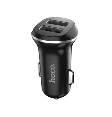 Автомобільний зарядний пристрій HOCO Z1 double ported Car Charger Black