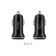 Автомобільний зарядний пристрій HOCO Z1 double ported Car Charger Black