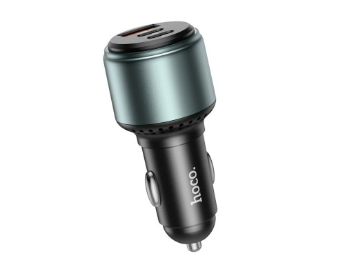 Автомобільний зарядний пристрій HOCO NZ9 Galloper 95W three-port(2C1A) car charger Black