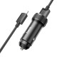 Автомобільний зарядний пристрій HOCO Z49 Level dual port car charger set(iP) Black