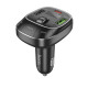 АЗП з FM-модулятором HOCO E76 Pole PD45W+QC3.0 car BT FM transmitter Obsidian Black