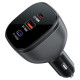 Автомобільний зарядний пристрій ACEFAST B14 165W (2*USB-C+USB-A) 3-port car charger Black