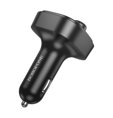 АЗП з FM-модулятором BOROFONE BC59 Heroic car BT FM transmitter Black (6941991117312)