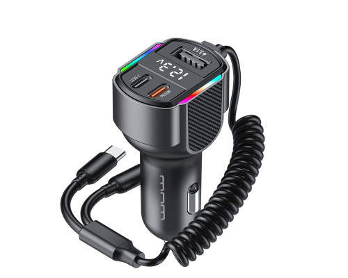 АЗП з FM-модулятором WUW-C220 Black (6972573337408)