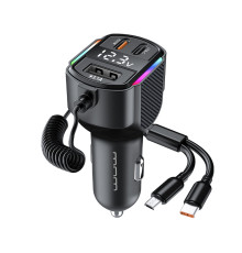 АЗП з FM-модулятором WUW-C220 Black (6972573337408)