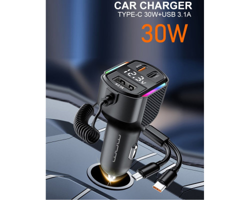 АЗП з FM-модулятором WUW-C220 Black (6972573337408)