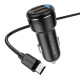 Автомобільний зарядний пристрій BOROFONE BZ17 Core dual port QC3.0 car charger set(Micro) 18W