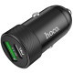 Автомобільний зарядний пристрій HOCO Z32B Speed up PD20W+QC3.0 car charger Black