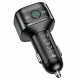 АЗП з FM-модулятором HOCO E67 Fighter QC3.0 18W car BT FM transmitter Black