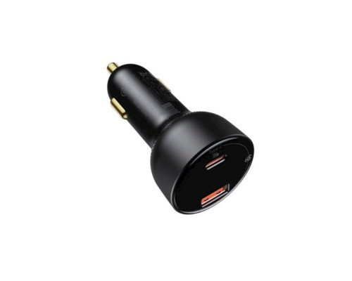 Автомобільний зарядний пристрій Baseus Superme Digital Display PPS Dual Quick Charger Car Charger Black (TZCCZX-01)