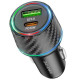 Автомобільний зарядний пристрій BOROFONE BZ21 Brilliant 48W dual port PD30W+QC3.0 car charger Black