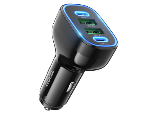 Автомобільний зарядний пристрій HOCO NZ11 Guide PD72W(2C2A) car charger Black