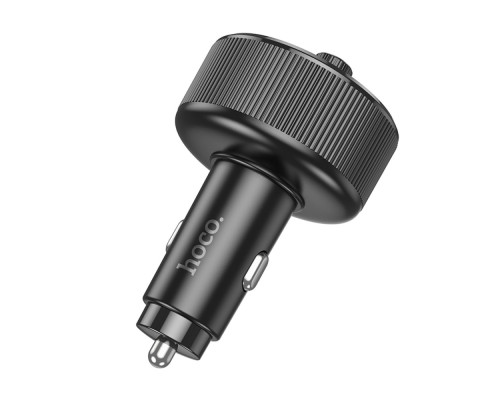 АЗП з FM-модулятором HOCO E82 Guerrero PD30W+QC3.0 car BT FM transmitter Black (6942007620642)