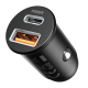 АЗП Proove Tiny Power Pro 65W 3A 1USB-A+1USB-C black PLS-00-00112584
