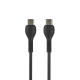 АЗП Hoco NZ5 30W 3A USB-A+USB-C з кабелем C-C black PLS-00-00090520