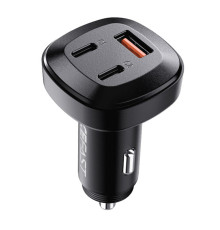Автомобільний зарядний пристрій ACEFAST B3 66W(USB-C+USB-C+USB-A) three-port metal car charger