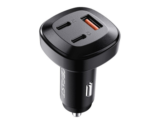 Автомобільний зарядний пристрій ACEFAST B3 66W(USB-C+USB-C+USB-A) three-port metal car charger