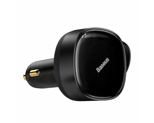 Автомобільний зарядний пристрій Baseus Enjoyment Retractable 2-in-1 Car Charger C+L 30W Black