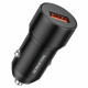 Автомобільний зарядний пристрій BOROFONE BZ19A Wisdom single port QC3.0 car charger 18W Black