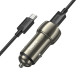 Автомобільний зарядний пристрій HOCO Z48 Tough 40W dual port(2C) car charger set(Type-C to Type-C) Metal Gray