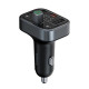 АЗП з FM-модулятором Baseus S-09 Pro Series Car FM Transmitter Cluster Black