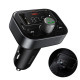 АЗП з FM-модулятором Baseus S-09 Pro Series Car FM Transmitter Cluster Black